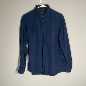 Blue Flannel Shirt Men’s Medium